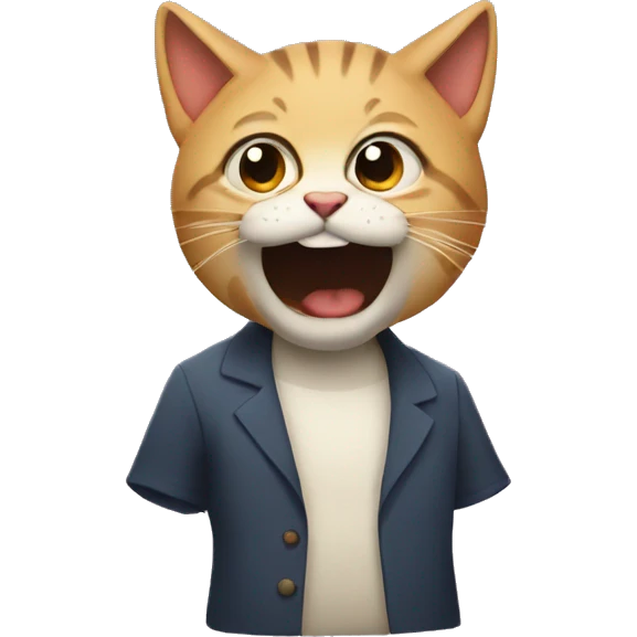 Mewing emoji