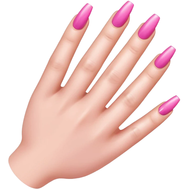 Pink nails  emoji