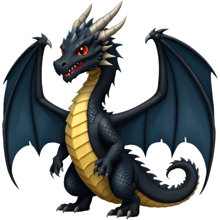 ancient black dragon emoji
