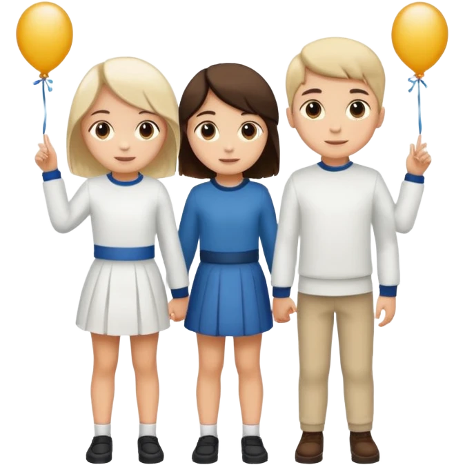 ১৬ডিসেম্বর উপলক্ষে শুভেচ্ছা । A banner is standing with a boy on one side and a girl on the other. emoji