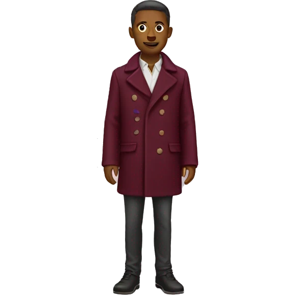 Bordeaux coat emoji