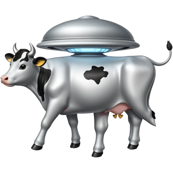 НЛО с коровой  emoji