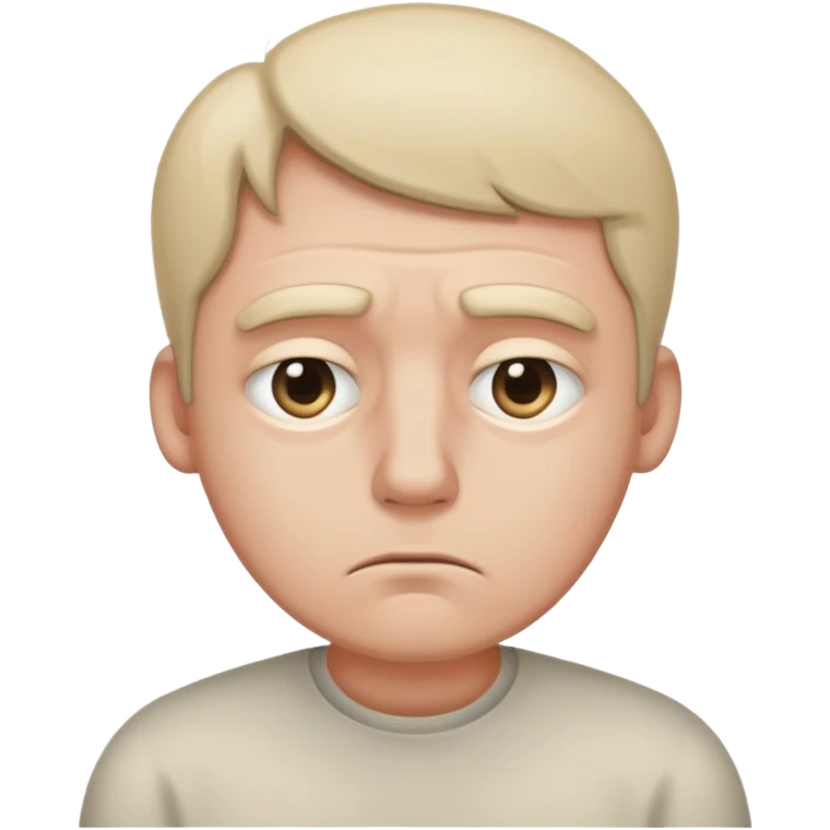 Very sad sad man emoji