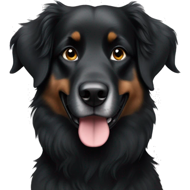 All black Australian Shepard, no white markings anywhere  emoji