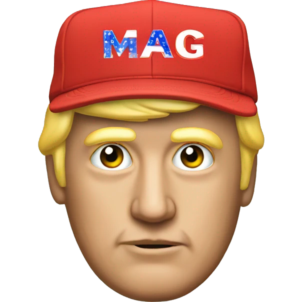 Trump MAGA hat emoji