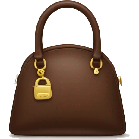 Chocolate brown purse emoji
