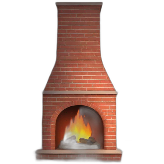 Chimney fire in living room emoji