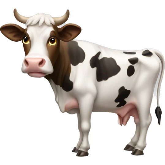 A cow with wings emoji