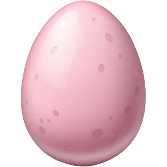 Light pink Easter egg emoji