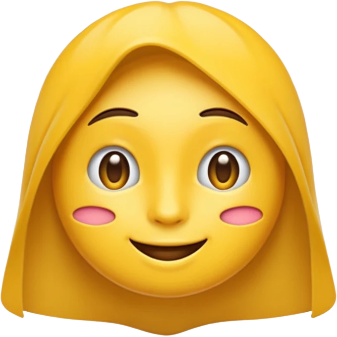 Maracujá estilizado, amarelo vibrante, carinha fofa e expressiva, traços simples em estilo emoji, fundo transparente. emoji