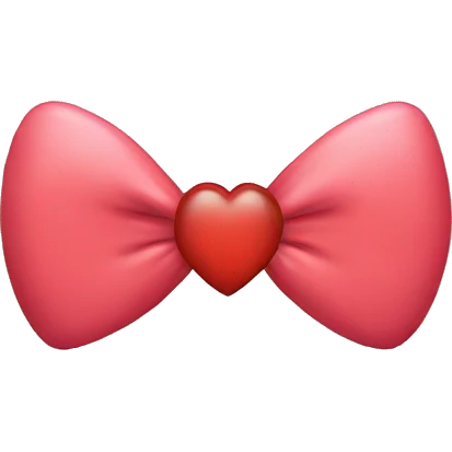 bow and heart emoji
