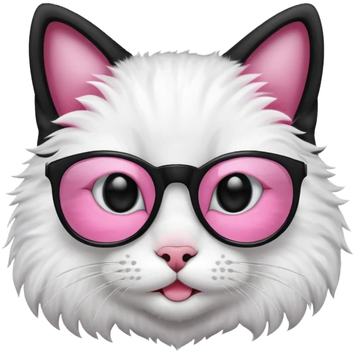 Cat wearing black cooling glass 😎😺 emoji