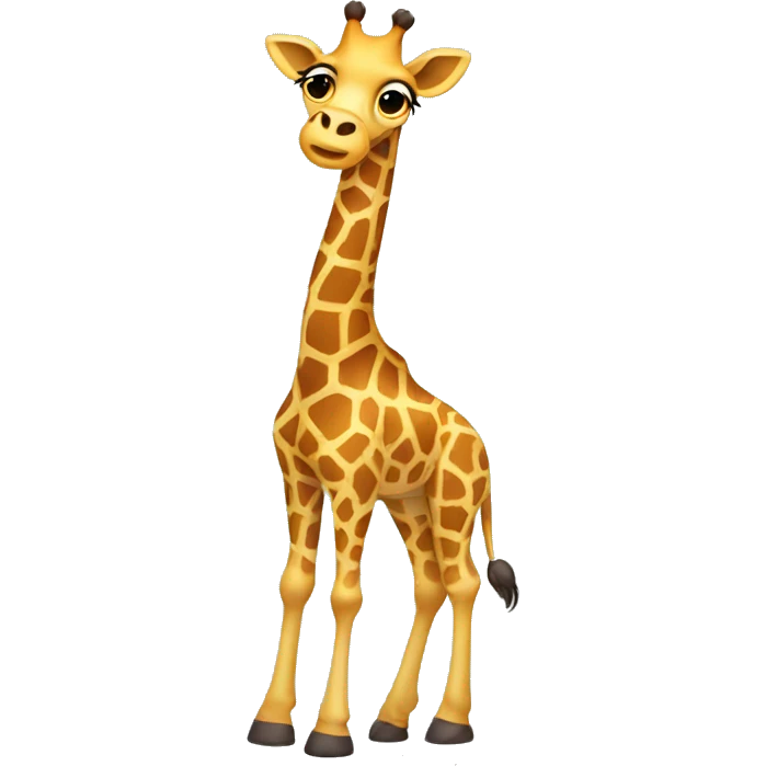 giraffe taken massage emoji