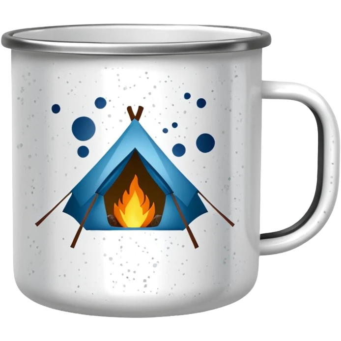 enamel camp mug emoji