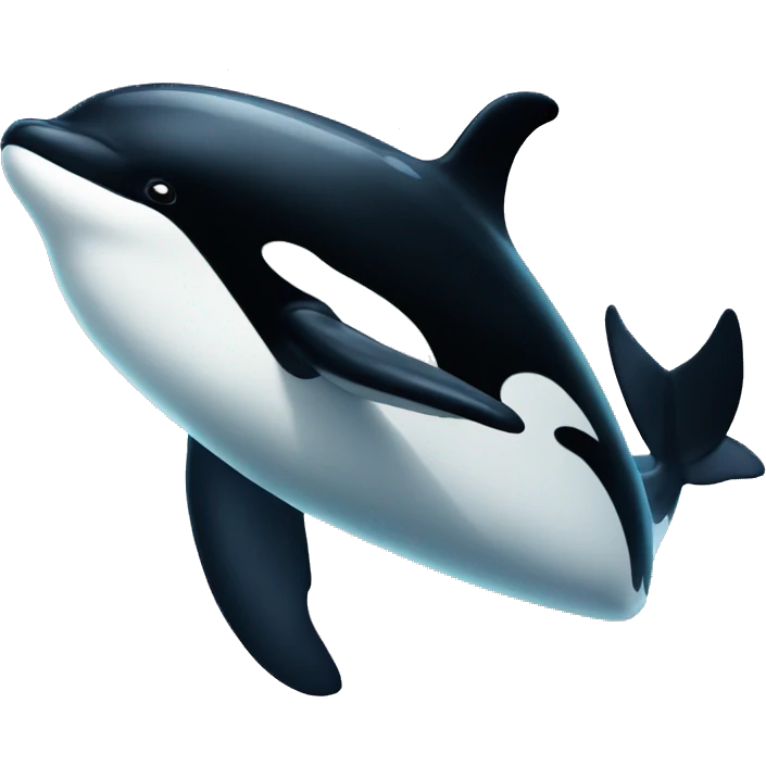 killer whale with air powers emoji