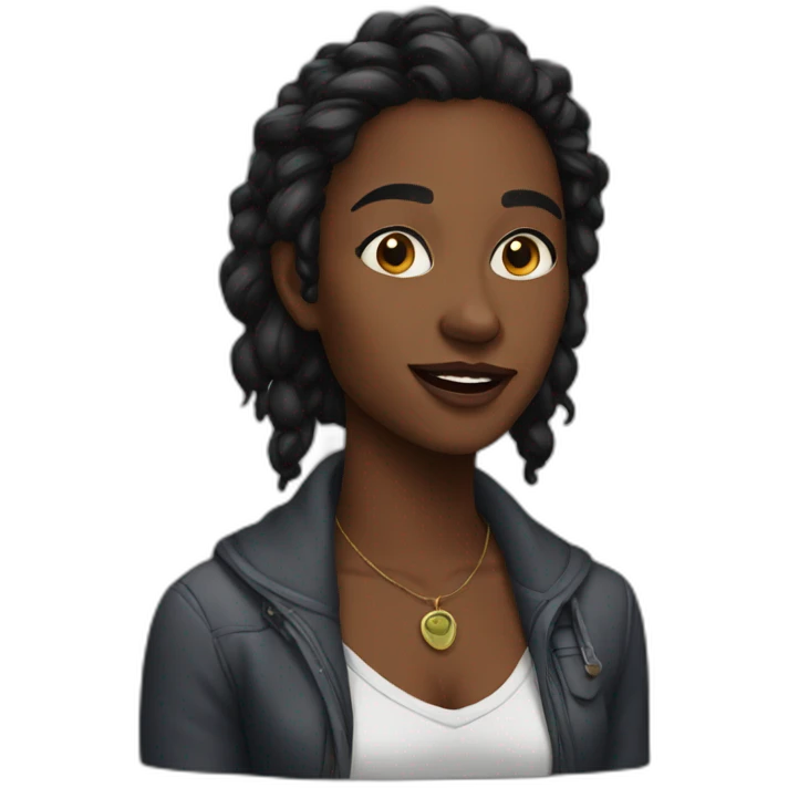 Black Dena emoji
