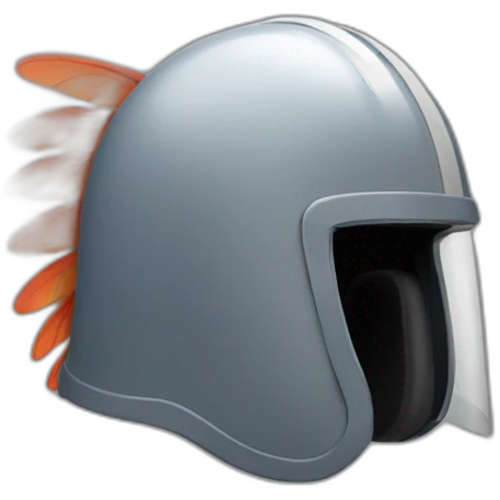 Casque gaulois avec des ailes  emoji