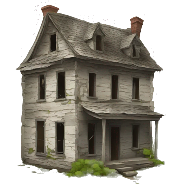 derelict house emoji