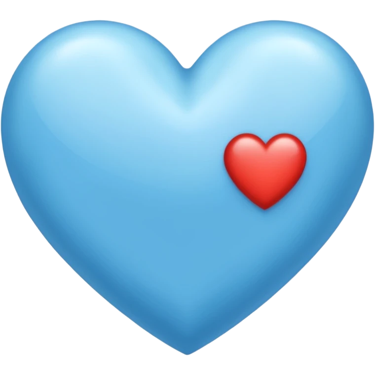 corazon celeste emoji
