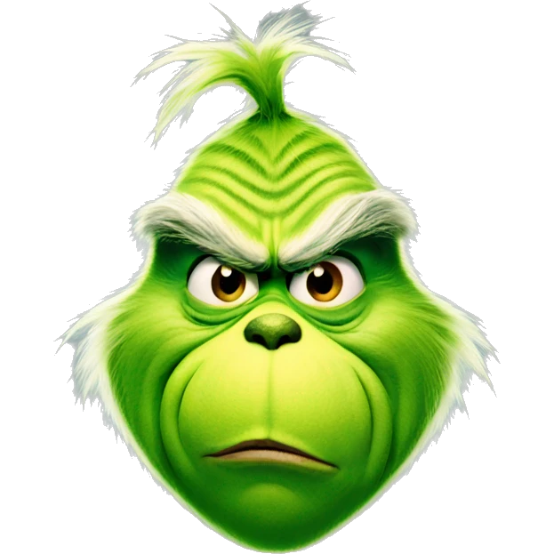 The grinch emoji