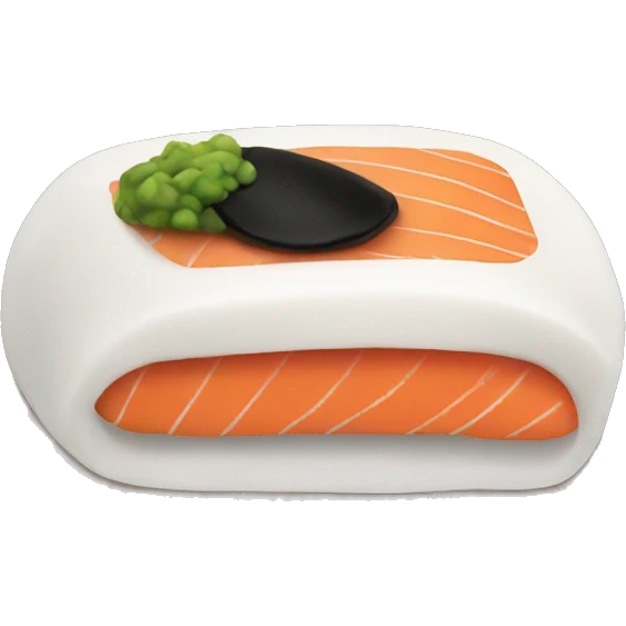 Sushi with no face emoji