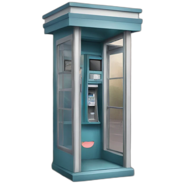 cute phonebooth emoji