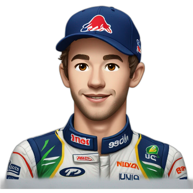 Hyper realistic pierre gasly emoji