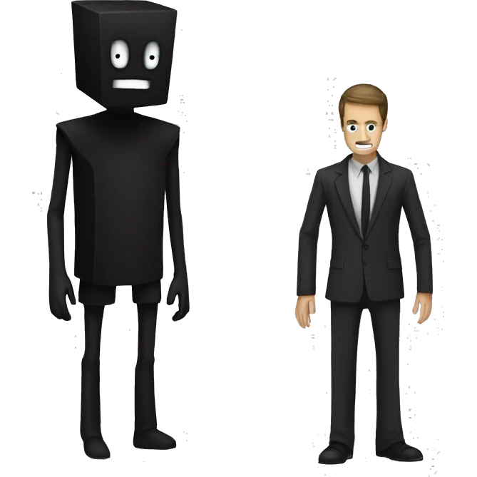 creper and enderman emoji