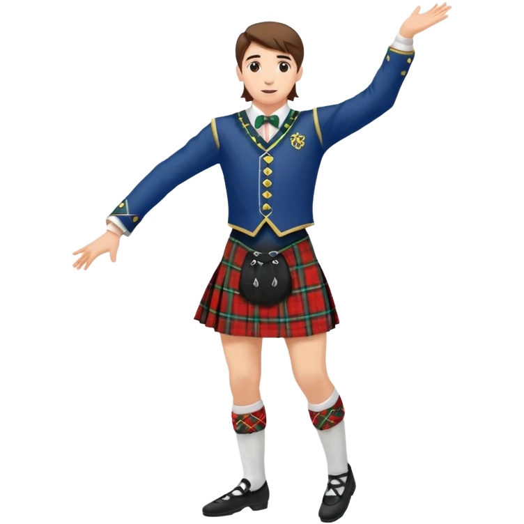 Highland dancing emoji