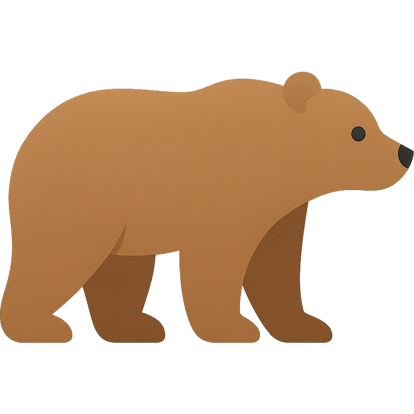 Grizzly bear emoji