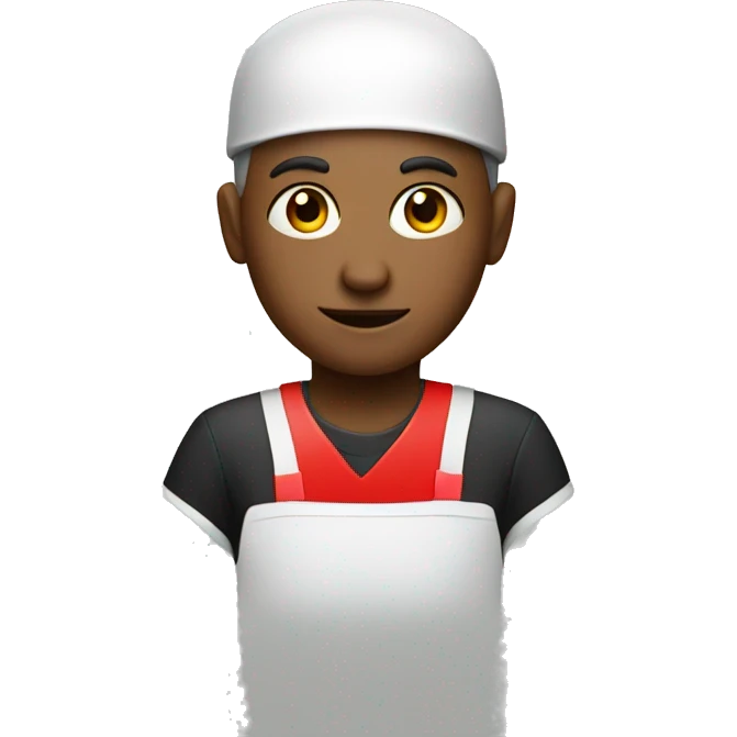 small server with red accent emoji