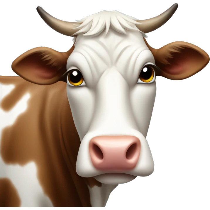 cow with glase emoji