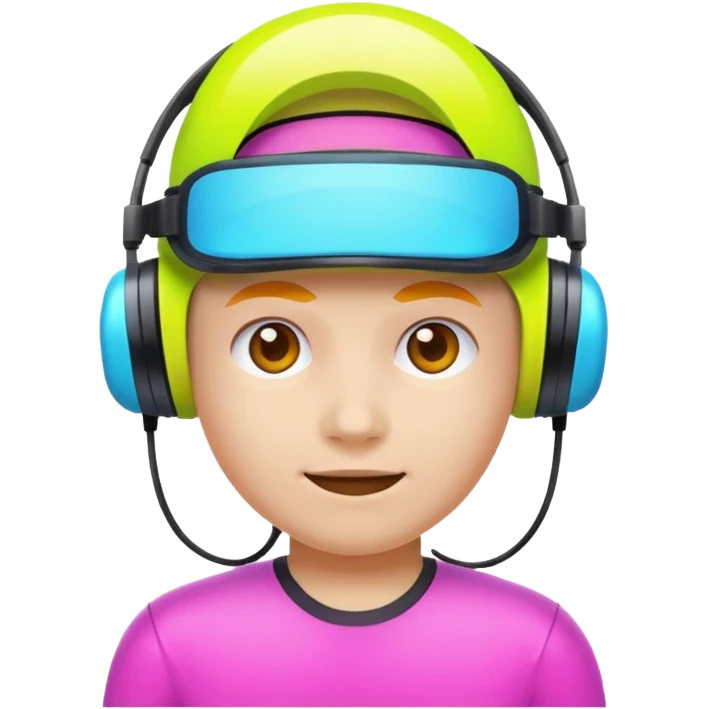 Neon Visor Gamers emoji