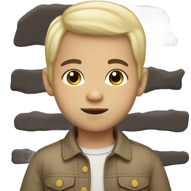 Hispanic toddler boy black hair and light pale skin emoji