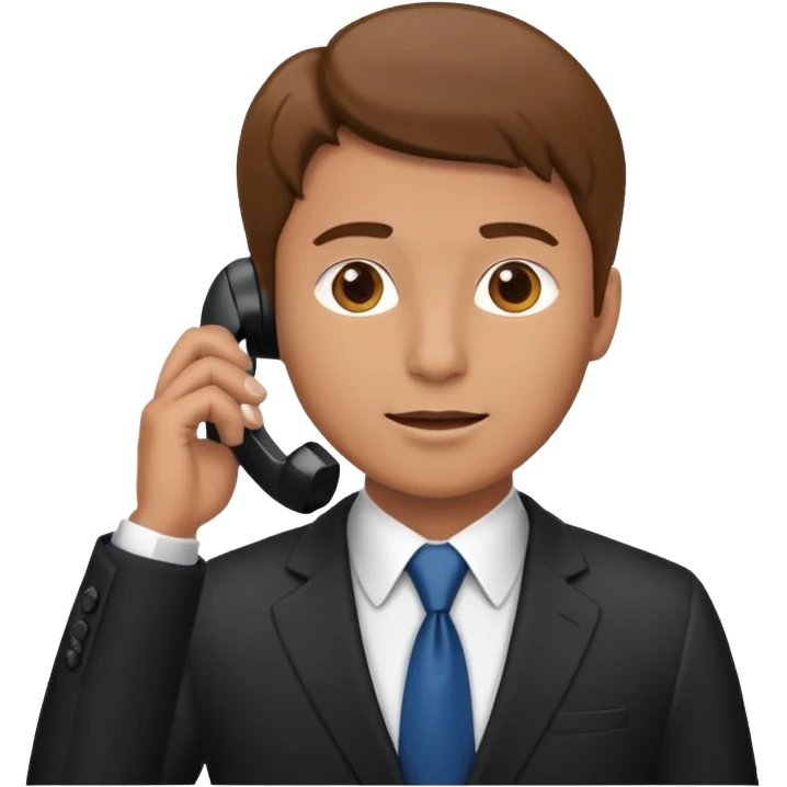 lawyer calling on the phone emoji