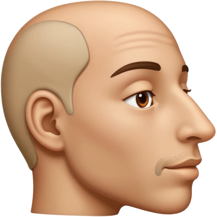 nose from the side emoji