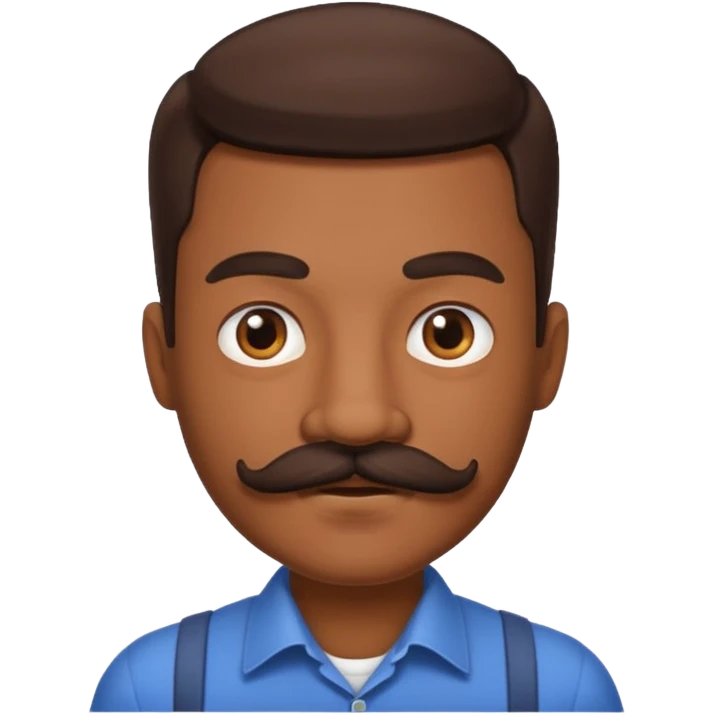 dad material man with mustache emoji