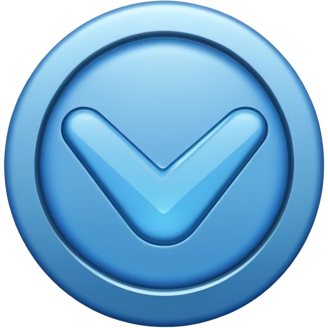Blue tick verified emoji