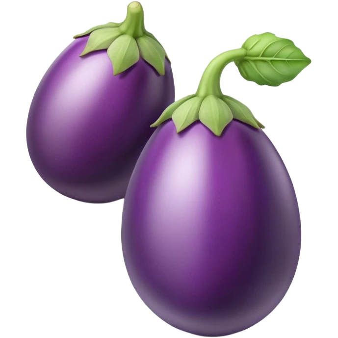 Egg plants together emoji