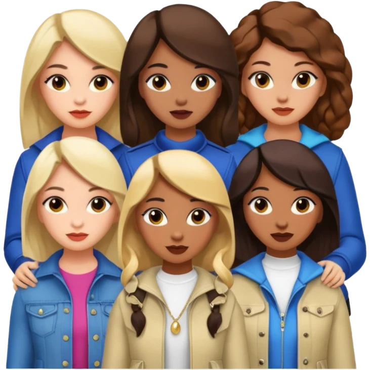 Katseye music group 6 members all girl emoji