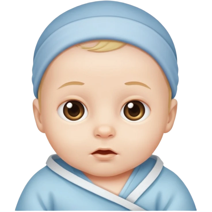 Newborn baby boy  emoji