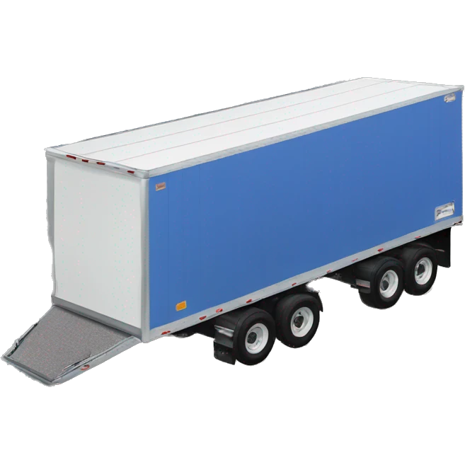 enclosed cargo trailer for the road emoji