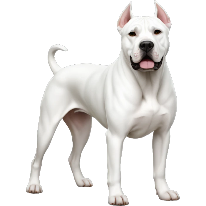 Dogo Argentino Dog Breed Full Body emoji