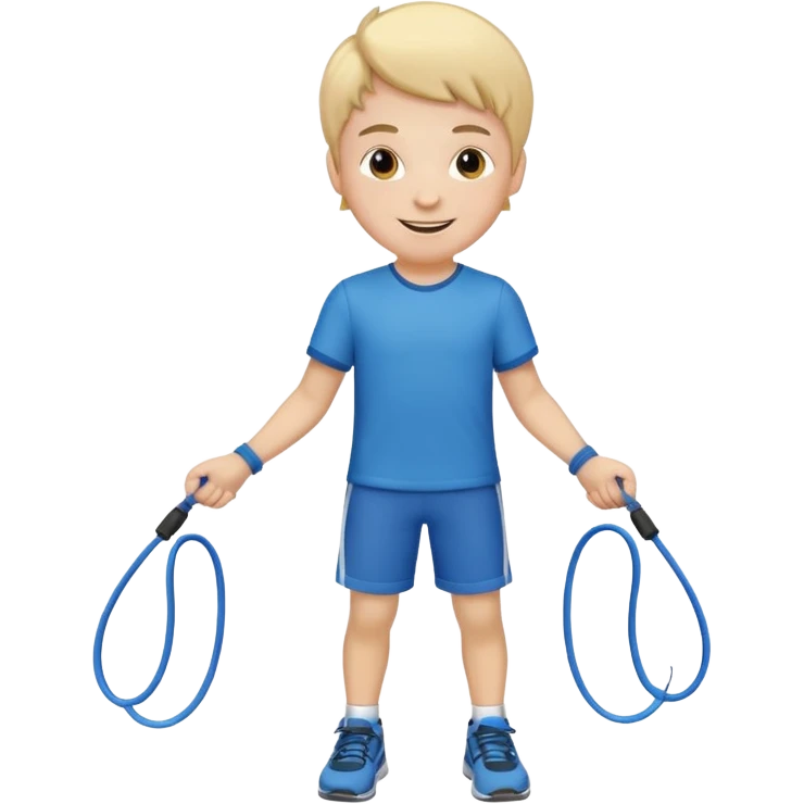Boy with Skipping Rope emoji