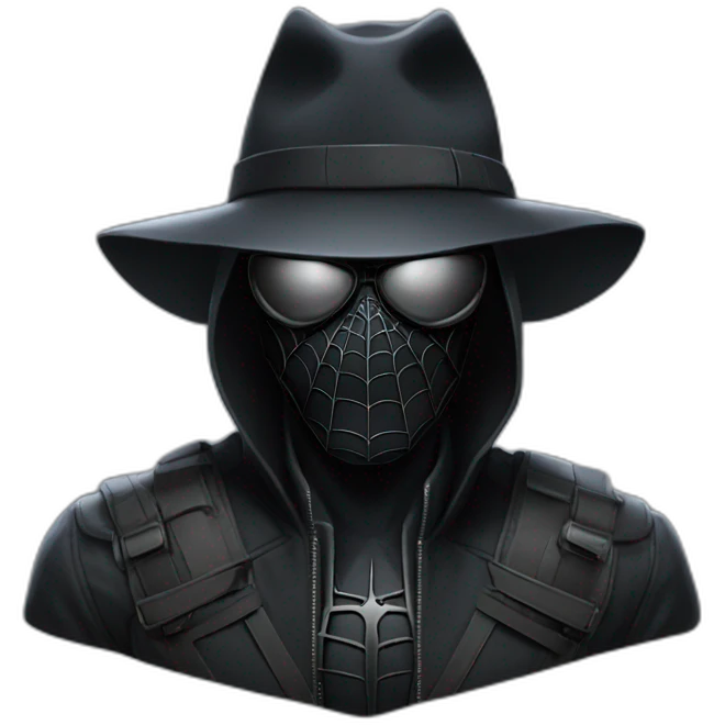 Spider man noir emoji