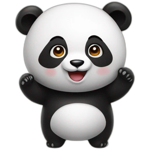 Panda saying good game emoji