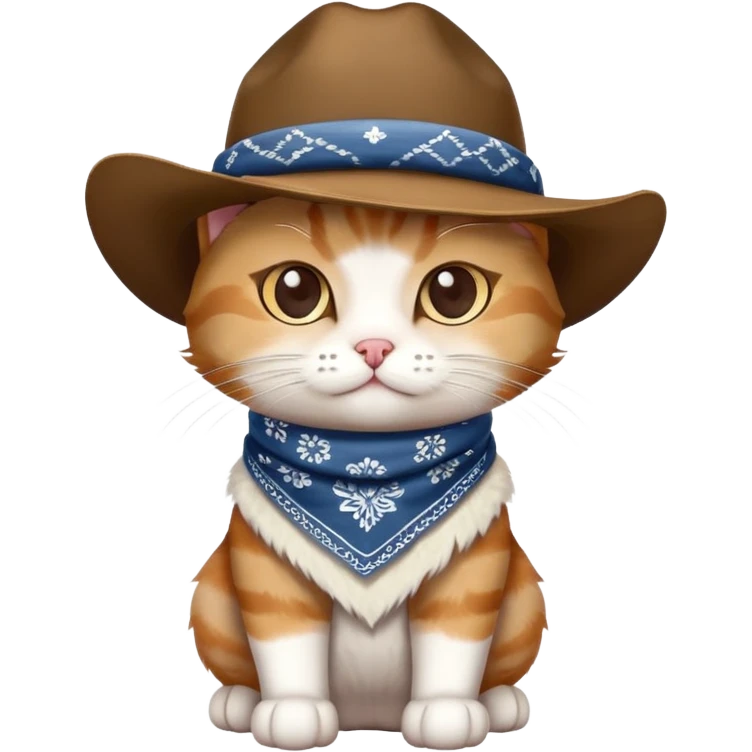 cat cowboy emoji