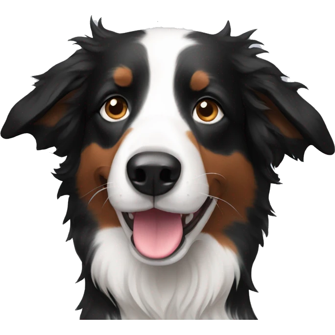 a border collie emoji