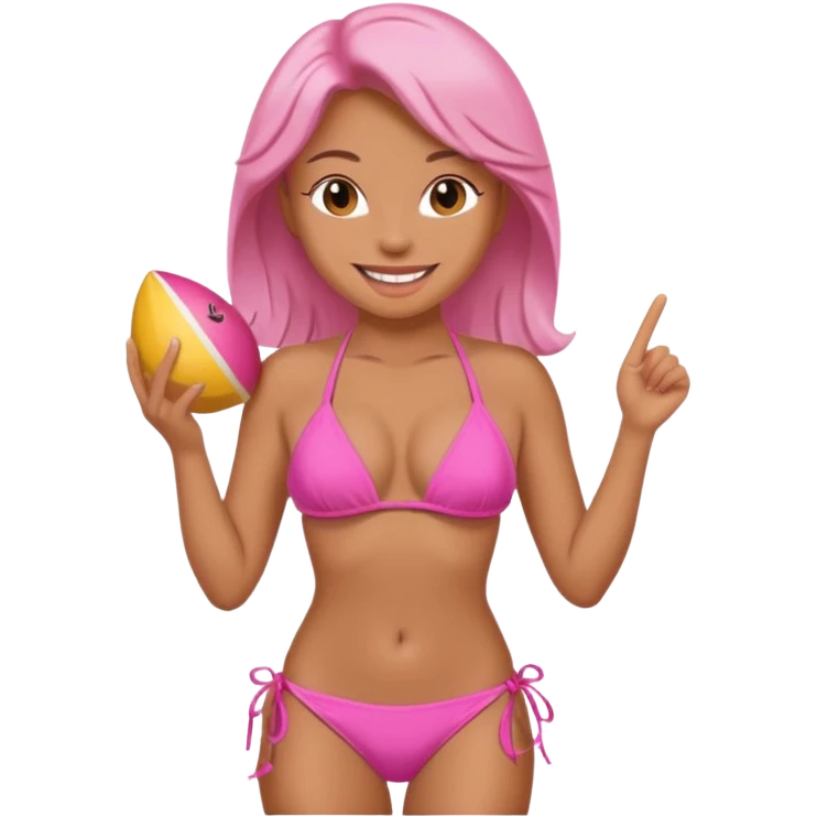 Fille sexy en maillot de bain  emoji
