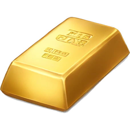 One Gold bar emoji